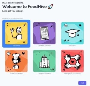 Feed Hive for social media content creation 